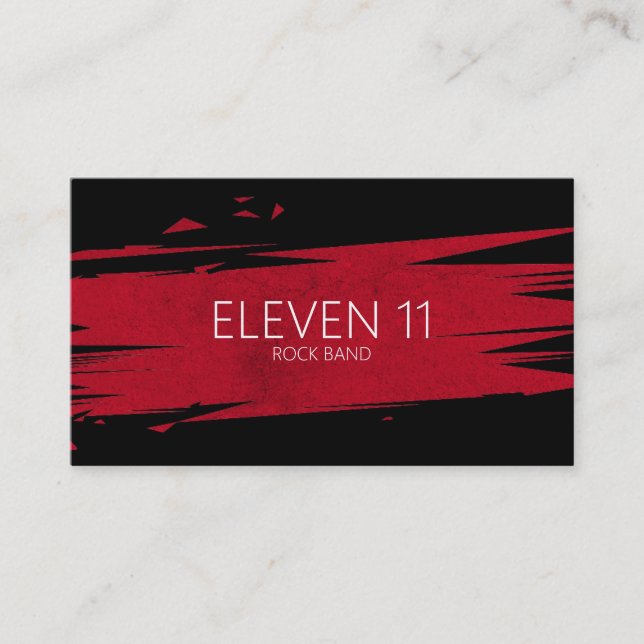 Músicos de Banda legal Cartão de visita (Frente)