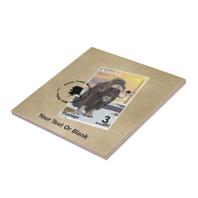 Muskox - Alaska Postage (Lateral)