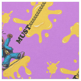 Mustaaaard Purple Cotton Tecido pelo pátio