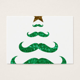 mustache christmas tree