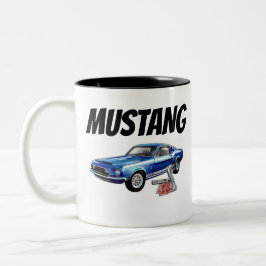 Mustang, caneca de café de dois tons