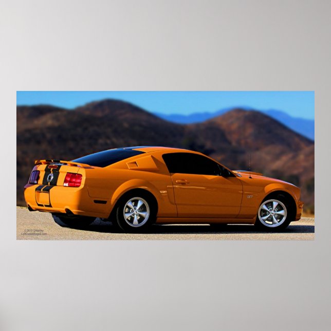 MUSTANG GT! POSTER (Frente)