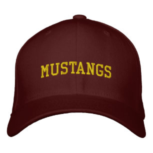 MUSTANGS EMBROIDED BASEBALL BONÉ
