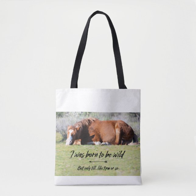 Mustangs Selvagens Para Sempre Tote Bag (Frente)