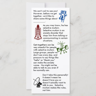 Mutismo Seletivo Junte a Placa Plana do Menino