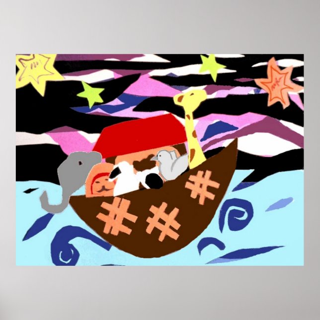 MVB Noah Ark Children's Poster (Frente)