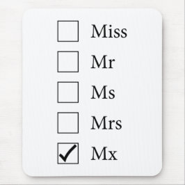 Mx Title (Cinco Opções) Mousepad