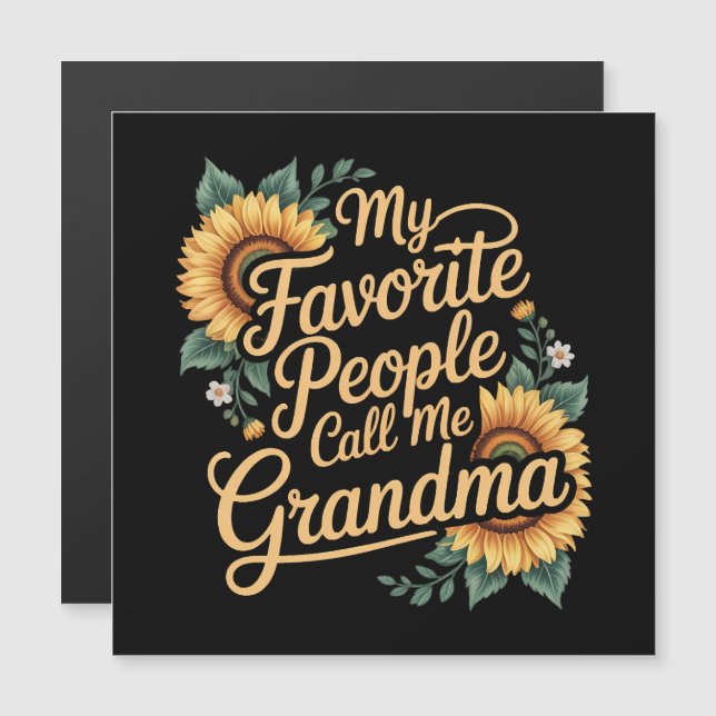 My Favorite People Call Me Grandma Mother's Day (Frente/Verso)