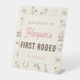 My First Rodeo Personalized Birthday Pink Girl
