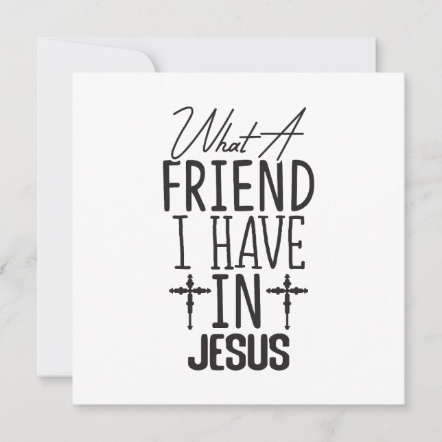 My Friend is Jesus (Frente)