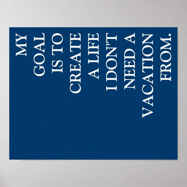 MY GOAL POSTER (Frente)