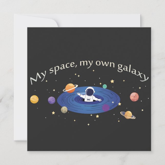 My Space, My Own Galaxy (Frente)