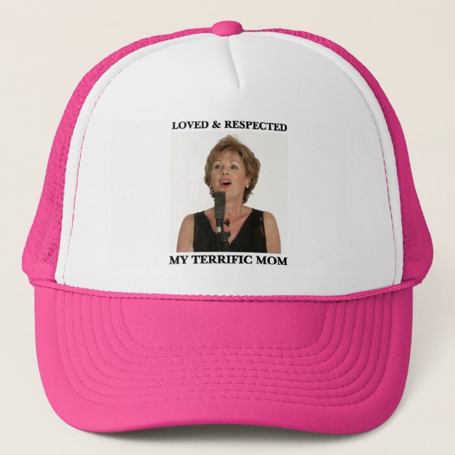 My Terrific Mom™ Boné de Caminhoneiro (Personalize (Frente)