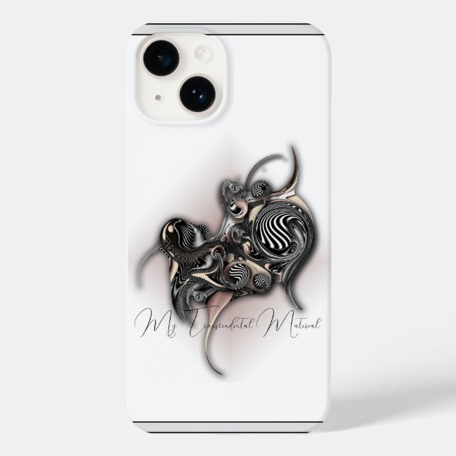 "My Transcendental Material", Apple iPhone 14 Case (Verso)