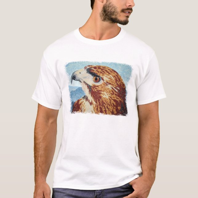 Mya - Camiseta Hawk de cauda vermelha (Frente)