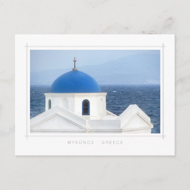 Mykonos - Ag. Cartão postal Nikolaos Church (Frente)