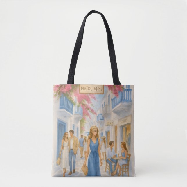Mykonos, Grécia Tote Bag (Frente)