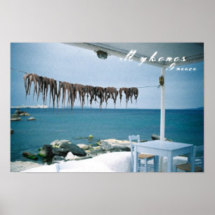 Mykonos, poster da piscina