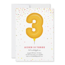 Mylar Balão Merriment Convite Aniversário