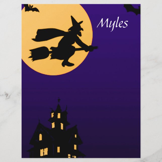 Myles Halloween Letterhead (Frente)