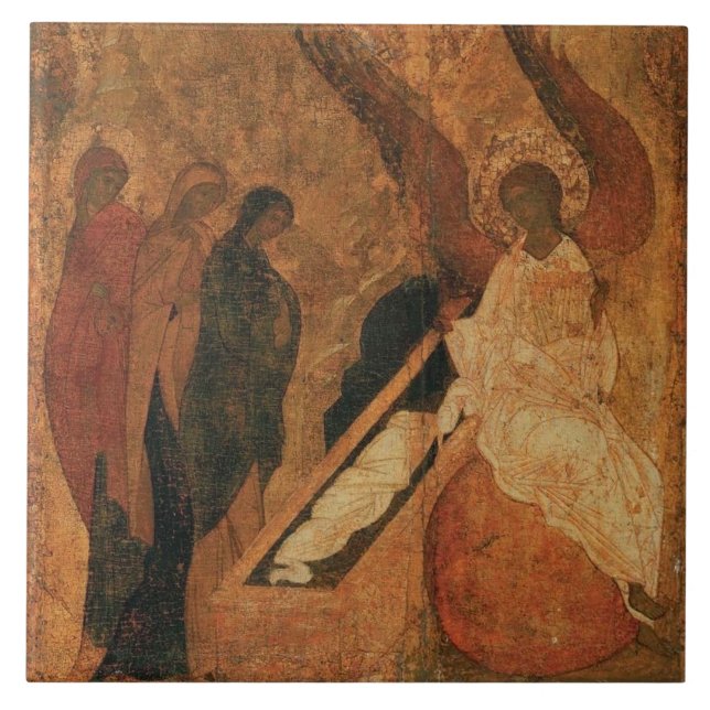 Myrrhbearing women ceramic tile (Frente)