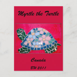 Myrtle a Tartaruga Cartão Postal do Canadá