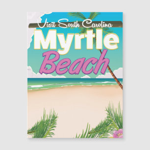 Myrtle Beach poster de viagens da Carolina do Sul