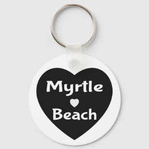 Myrtle Beach South Carolina Heart Chaveiro