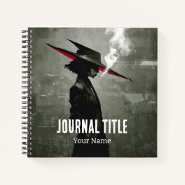 Mystery Noir Journal — Nome e Título Personalizado