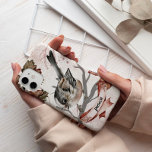 Mystic Bird of Peace Samsung Galaxy Case<br><div class="desc">Pássaro em um galho com uma faixa de paz debaixo dele.</div>