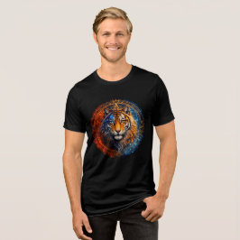 Mystic Tiger – Fire and Ice Mandala Art