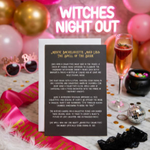 Mystic Witch Festa de solteira Mad Libs