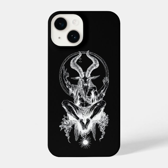 Mystical Baphomet Iphone 14 Case (Verso)