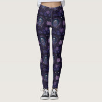 Mystical Owl Forest Leggings