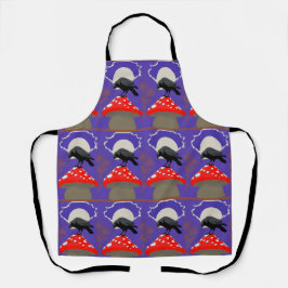 🧑‍🍳 Mystical Raven Kitchen Apron