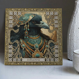 Mystical Raven Spirit Tribal Personalizada