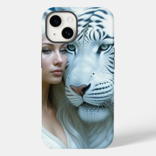 Mystical White Tiger e Mulher