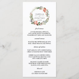 Mystical Winter | Menu de casamento