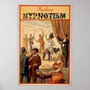 Mystifying o poster do VAUDEVILLE do Hypnotism