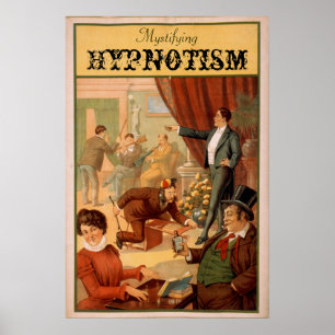 Mystifying o poster do VAUDEVILLE do Hypnotism