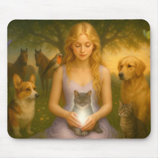 Mystik Woman – Mousepad mit Energie & Ausdruck (Frente)