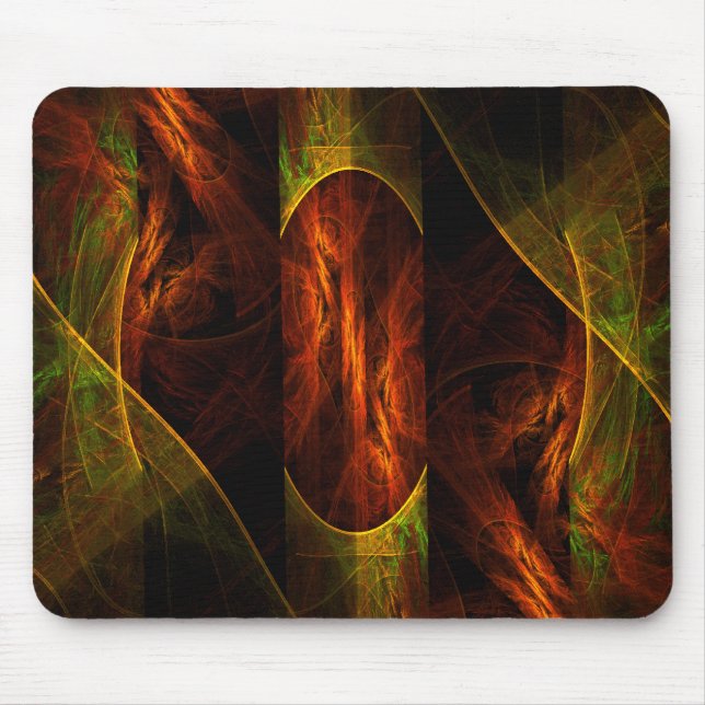 Mystique Abstrato Art Mousepad (Frente)