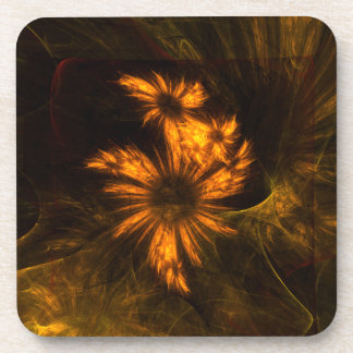 Mystique Garden Abstrato Art Cork Porta copos