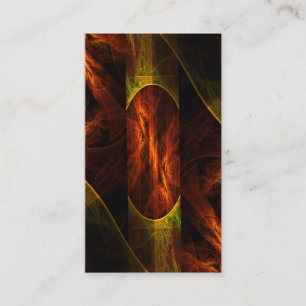 Mystique Jungle Abstrato Art Cartão de visita