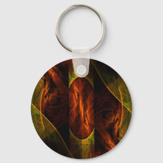 Mystique Jungle Abstrato Art Chaveiro