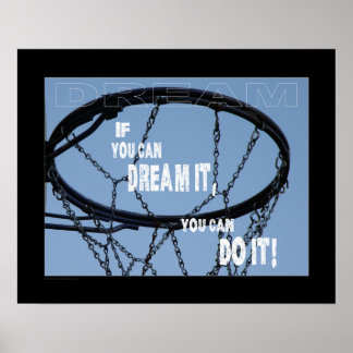 Nº 117 (Matte) Poster de basquete
