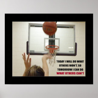 Nº 164 (Matte) Poster de basquete