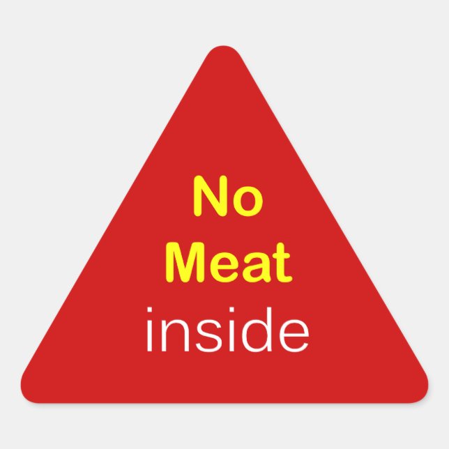 n57 - Etiqueta de Comida ~ SEM DENTRO DE CARNE. (Frente)