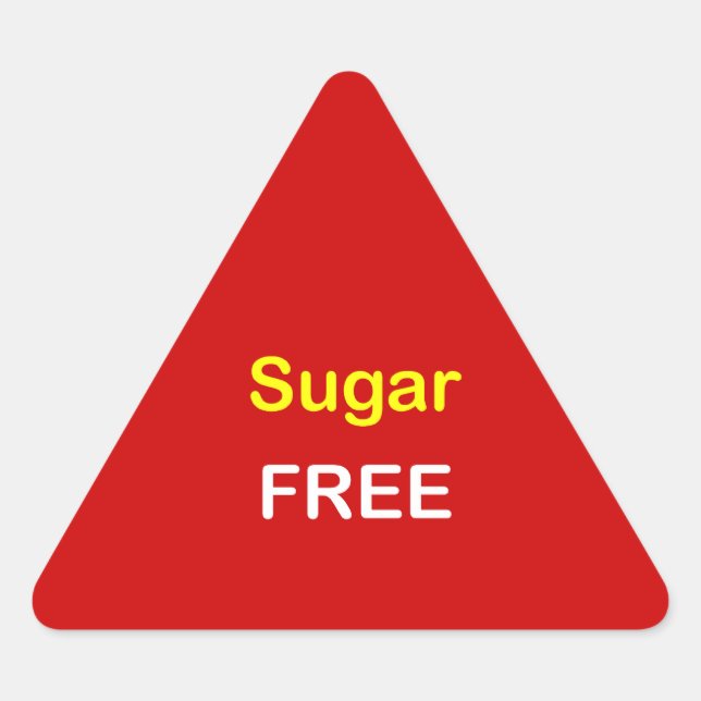 n72 - Etiqueta de Comida ~ SEM AÇÚCAR. (Frente)