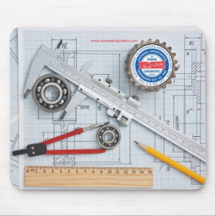 N.A.P.E. A engenharia utiliza ferramentas Mousepad